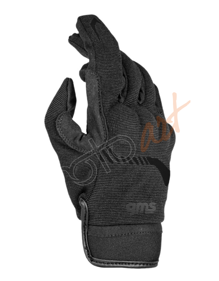 GMS Jet-City Germas Motosiklet Eldiveni - Black