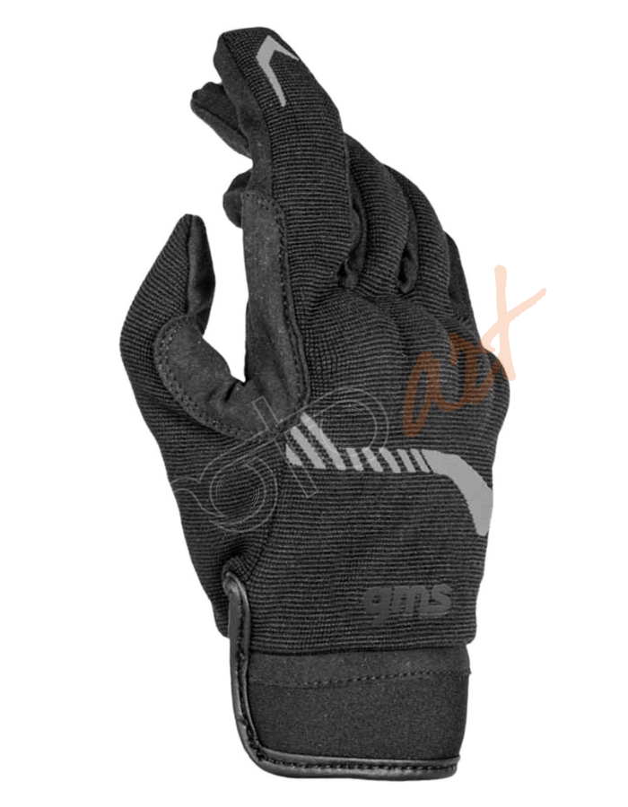 GMS Jet-City Germas Motosiklet Eldiveni - Black Grey