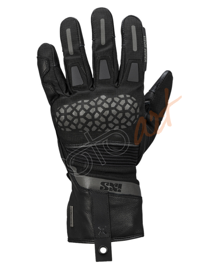 IXS Venture-STX 1.0 Laminated Motosiklet Eldiveni - Black