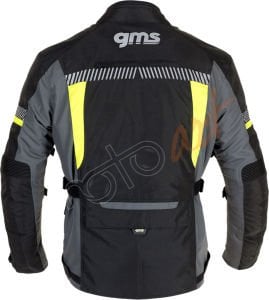 GMS Everest 3in1 Tour Motosiklet Montu - Black Anthracit Yellow