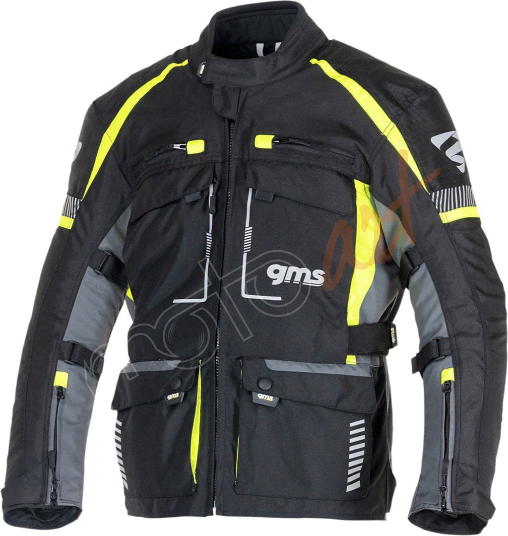 GMS Everest 3in1 Tour Motosiklet Montu - Black Anthracit Yellow