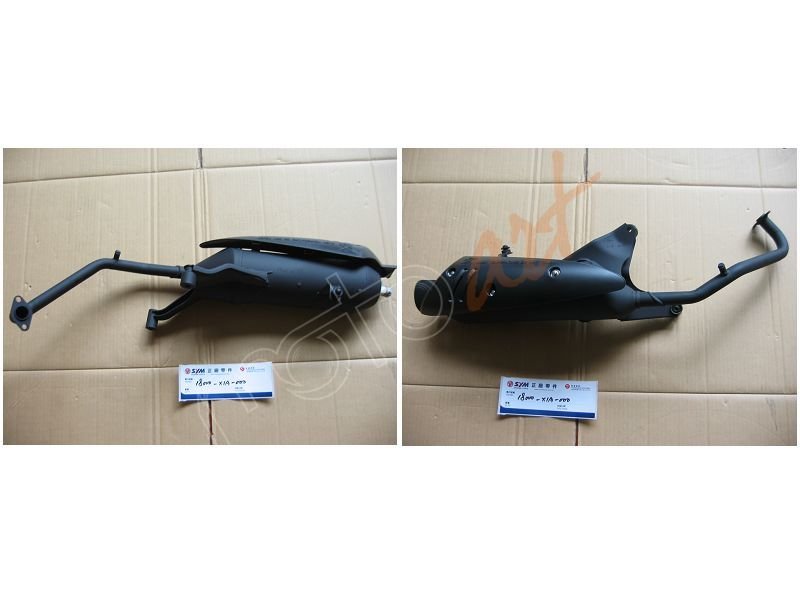 SYM EGZOZ MUFFLER ASSY FIDDLE