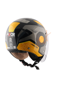 Axor Striker Kask Ultron Black Yellow Gloss