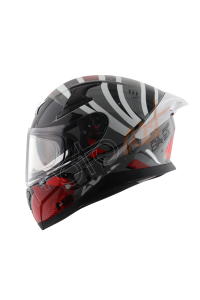 Axor Apex HEX-2 Kask Cool Grey Red Gloss