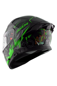Axor Apex Hunter Kask Black Neon Green