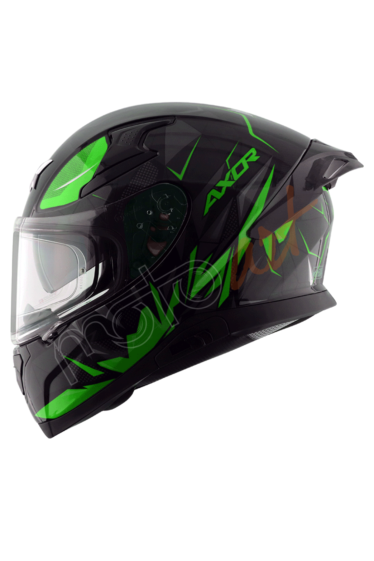 Axor Apex Hunter Kask Black Neon Green