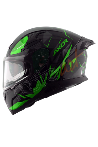 Axor Apex Hunter Kask Black Neon Green