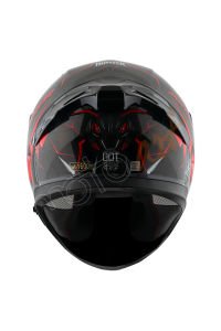 Axor Apex Hunter Kask Black Red Gloss