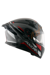 Axor Apex Turbine Kask Athena Grey Red Gloss