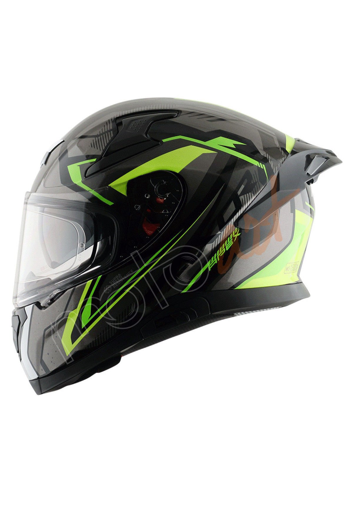 Axor Apex Road Trip Kask Grey Neon Green