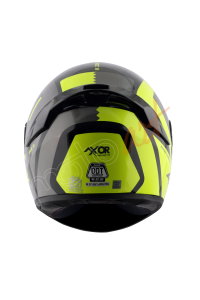 Axor Rage Rtr Kask Black Neon Yellow Gloss