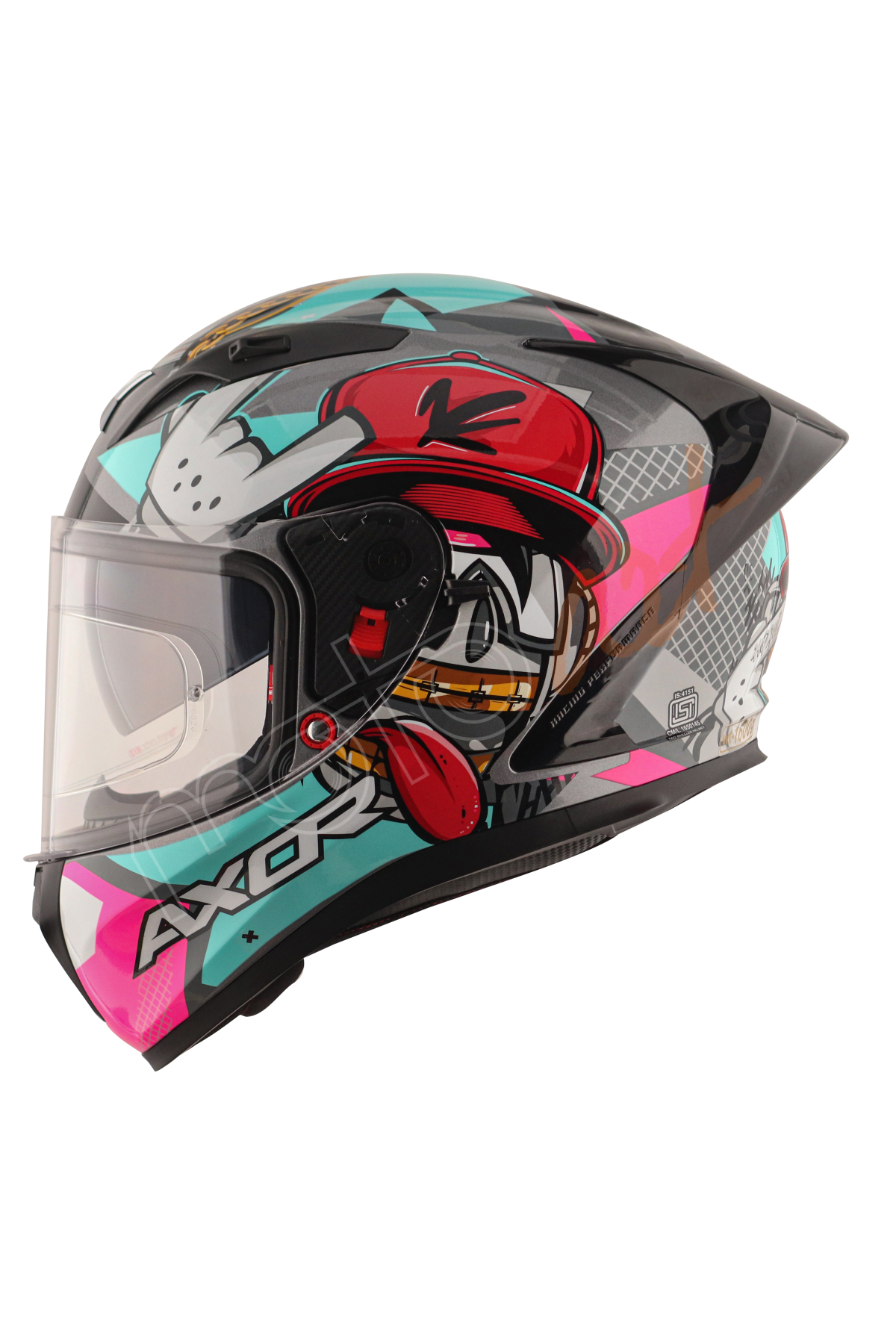 Axor Street Hiphop Kask Black Pink