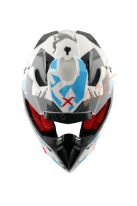 Axor X-Cross X1 Kask White Red Blue