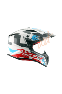 Axor X-Cross X1 Kask White Red Blue