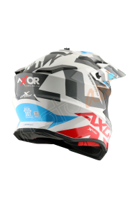 Axor X-Cross X1 Kask White Red Blue