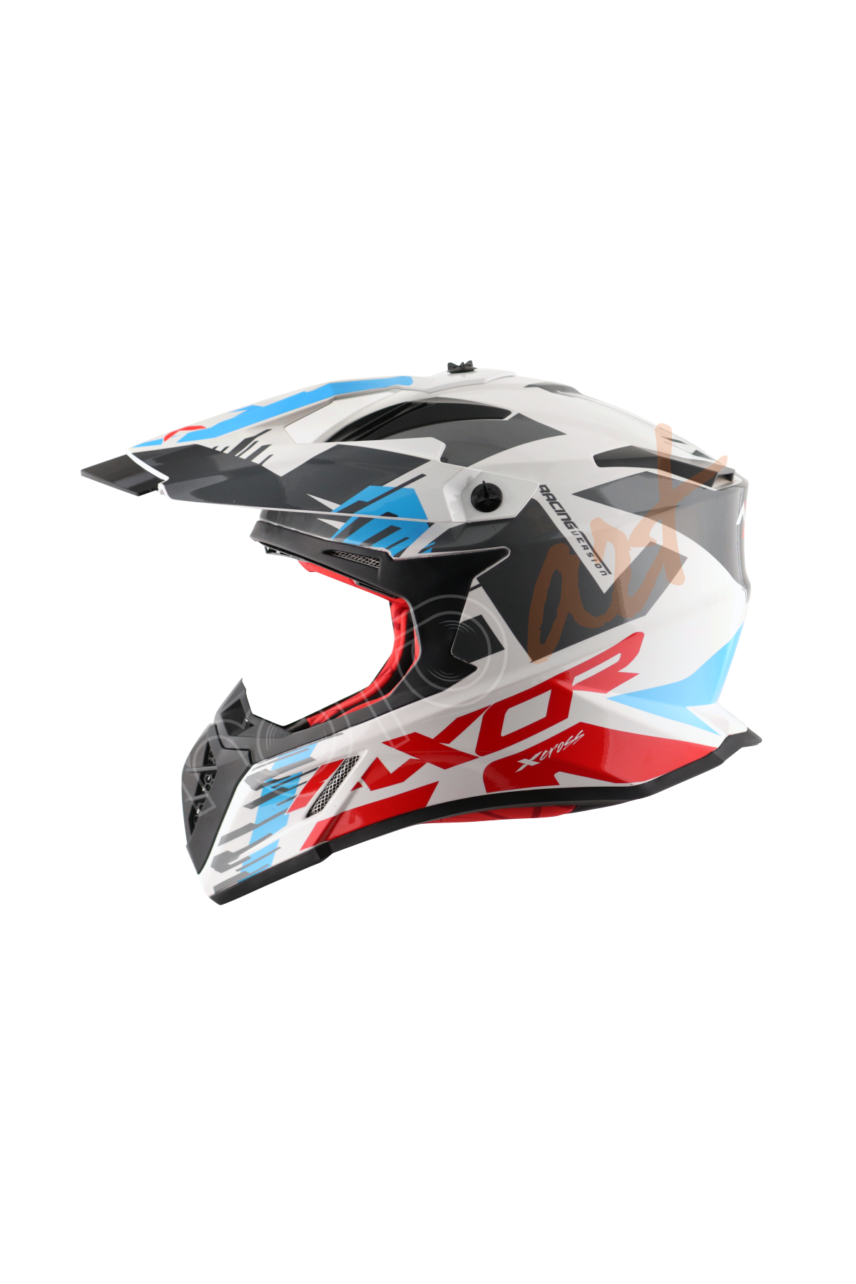 Axor X-Cross X1 Kask White Red Blue