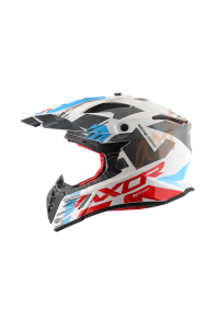 Axor X-Cross X1 Kask White Red Blue