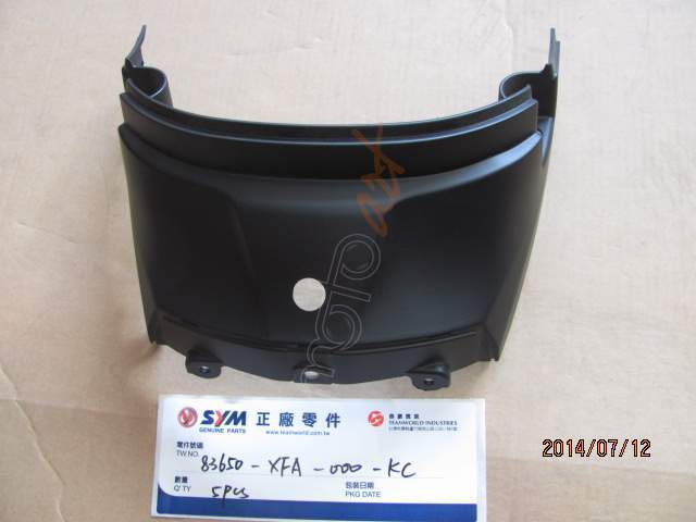 SYM STOP UST GRENAJ MAT  SIYAH