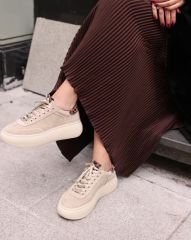Elize bej süet sneaker