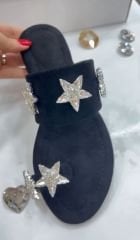 Stars süet terlik