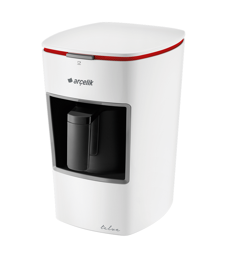 Arçelik K 3300 Beyaz Mini Telve Türk Kahve Makinesi