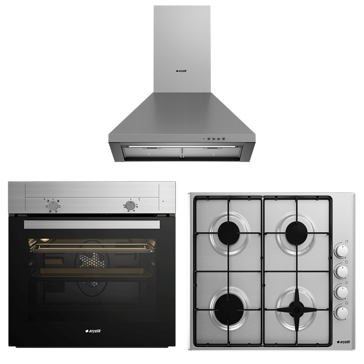 ARÇELİK FIRSAT EMAYE SET (AFM 130 I - P 27 YI - OMD D 611 EI)