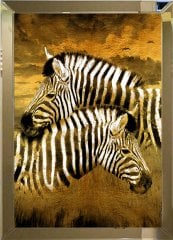 Aynalı Tablo zebra