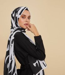 Cardion Rüya Desen Şal - Beyaz