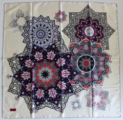 Piramit Rayon Eşarp - Beyaz