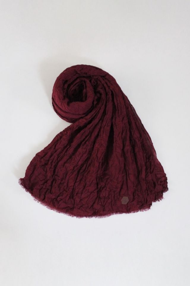 Vual Kraş Şal - Bordo