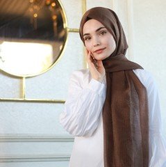 Emproyal Shine Şal - Kahve