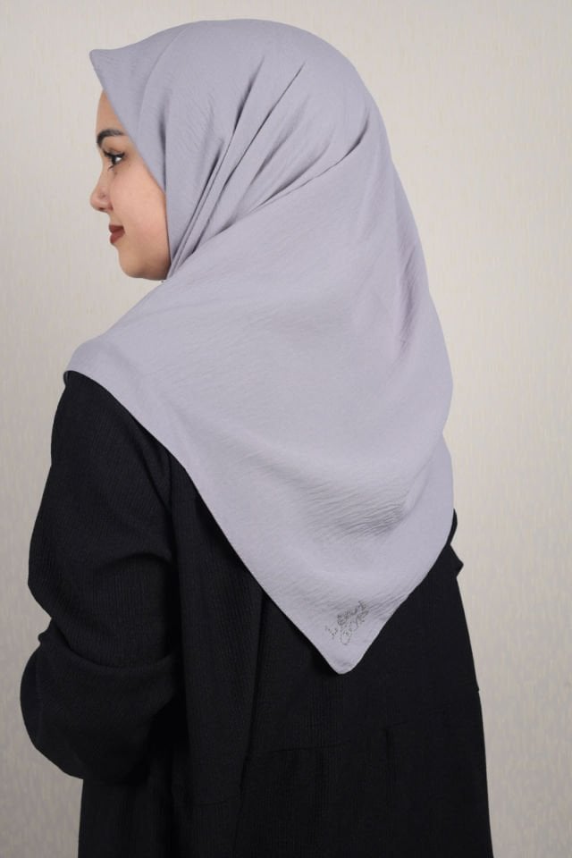 105x105 Levidor Jazz Eşarp - Gümüş