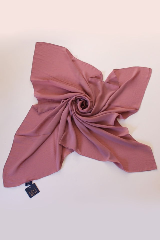 105x105 Levidor Jazz Eşarp - Gül Kurusu