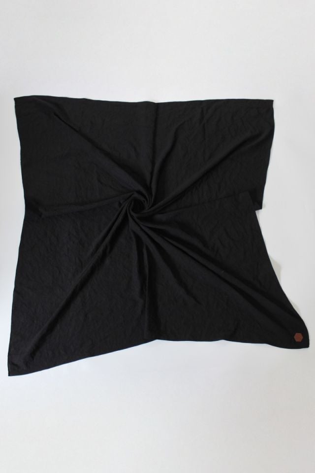 100x100 Pamuk Caz Eşarp - Siyah