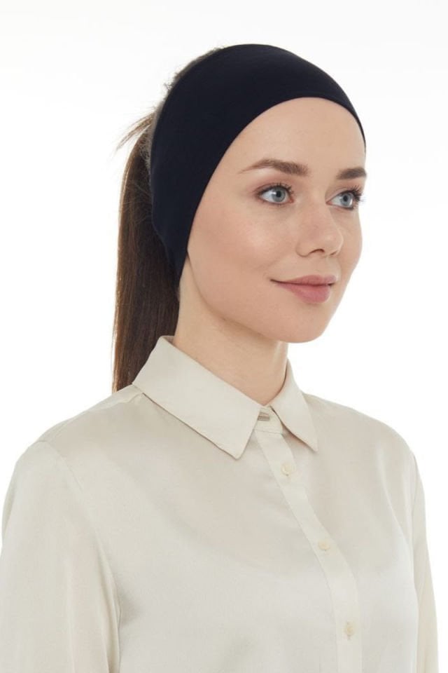 Silikonlu Bandana Bone - Siyah