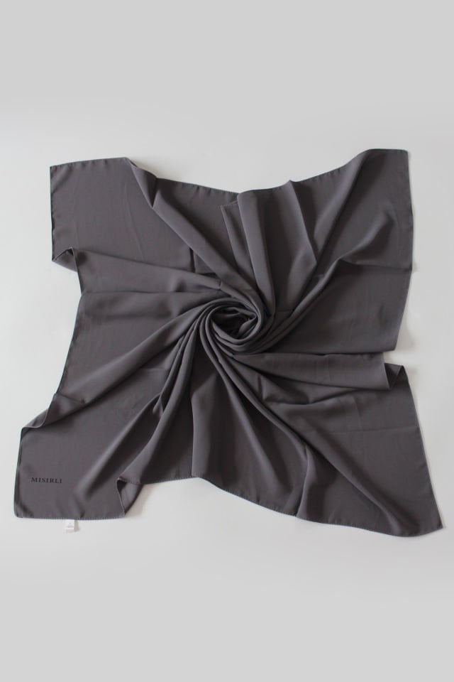 110x110 Mısırlı Medine İpeği Eşarp - Füme