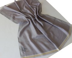Simli Abiye Şal - Gri