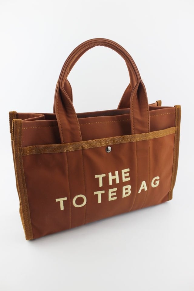 Tote Bag Baskılı Taba Su Geçirmez Kadın El ve Omuz Çantası 32x25x14 Cm