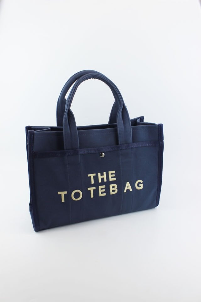 Tote Bag Baskılı Kot Mavisi Su Geçirmez Kadın El ve Omuz Çantası 32x25x14 Cm