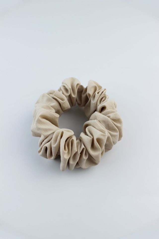 Su Geçirmez Kumaş Lastik Toka Simit Toka - Bej