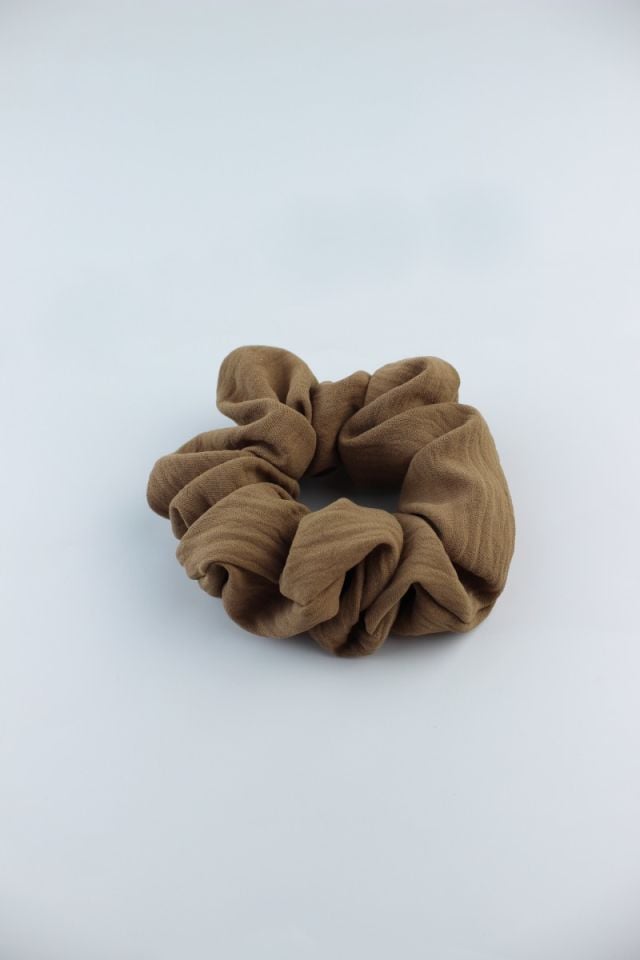 Aerobin Jazz Kumaş Lastik Toka Simit Toka - Sütlü Kahve