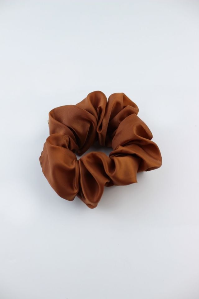 Saten Kumaş Lastik Toka Simit Toka - Kiremit