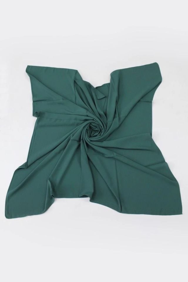 110x110 Medine İpeği Eşarp - Deniz Yeşili