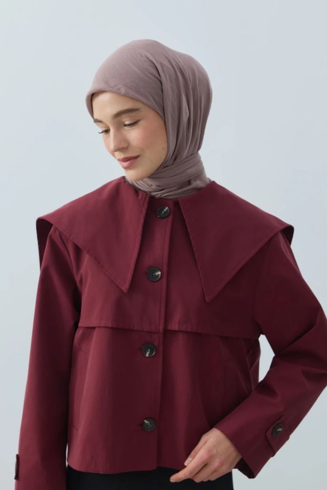 Aya Pamuk Eşarp - Tozlu Kahve