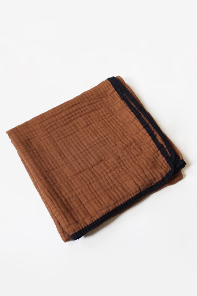 Müslin Biyeli Eşarp - Tarçın