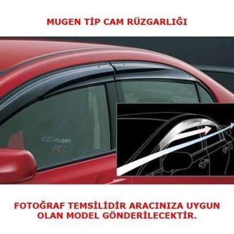 Nissan Navara Cam Rüzgarlığı Mugen Tip Sunplex 2006-2015