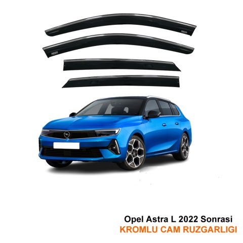 Opel Astra L Kromlu Cam Rüzgarlığı Niken 2022 Sonrası
