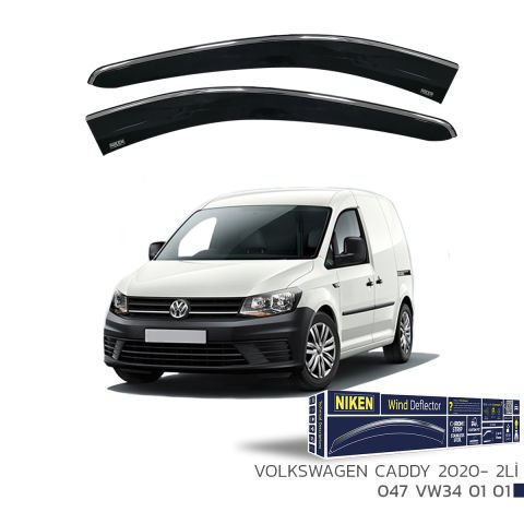 Volkswagen Caddy Kromlu Cam Rüzgarlığı Niken 2020 Sonrası 2li
