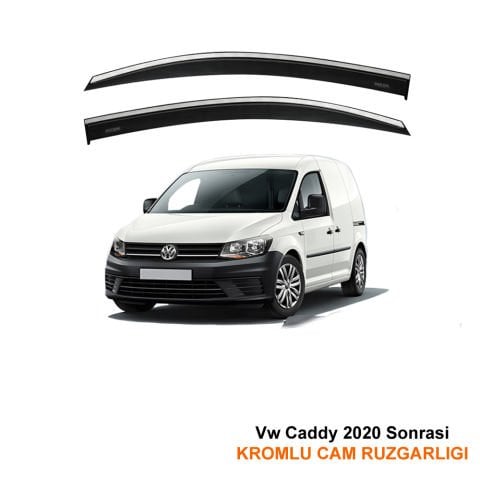 Volkswagen Caddy Kromlu Cam Rüzgarlığı Niken 2020 Sonrası 2li
