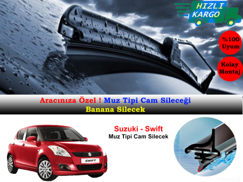 Suzuki Swift 2005-2009 Muz Silecek Takımı